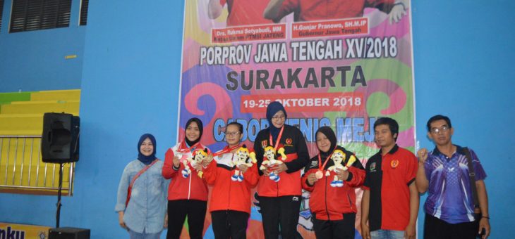 Kudus dan Cilacap Juarai Tenis Meja Porprov