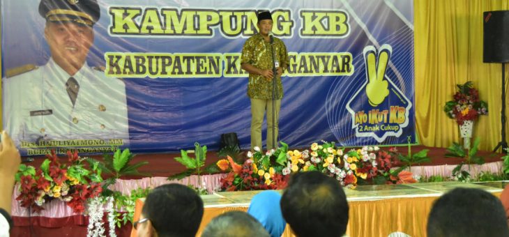 Pencanangan Kampung KB di Desa Kutho Kecamatan Kerjo