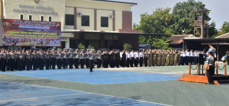 Apel Gelar Pasukan OPS Zebra Candi – 2018