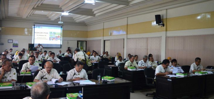 Pimpin Rakor POK, Bupati Minta Semua OPD Capai Target Jelang Akhir Tahun 2018
