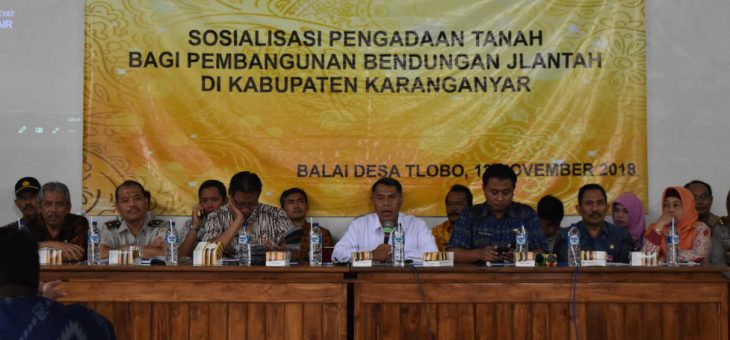 PROYEK NASIONAL : Mulai Dikerjakan, Bendungan Jlantah Butuh 459 Bidang