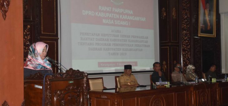 12 Perda Diusulkan Untuk Dibahas di 2019