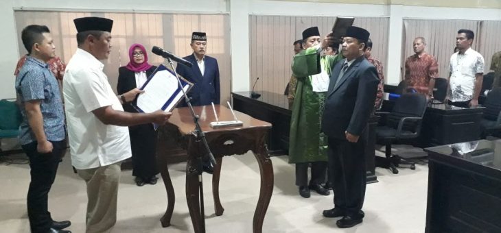 Pengambilan Sumpah Jabatan dan Pelantikan Direktur PUD Aneka Usaha Kabupaten Karanganyar