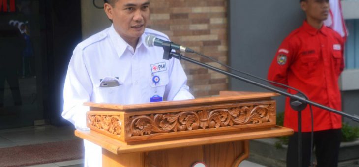 Apel HUT Relawan Di Halaman gedung PMI Karanganyar