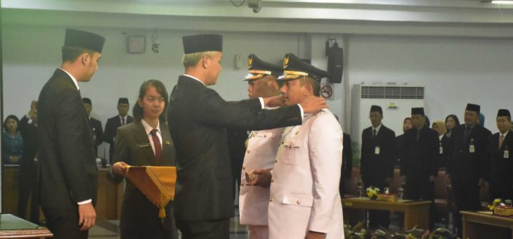 Bupati dan Wakil Bupati Karanganyar Periode 2018-2023 Dilantik