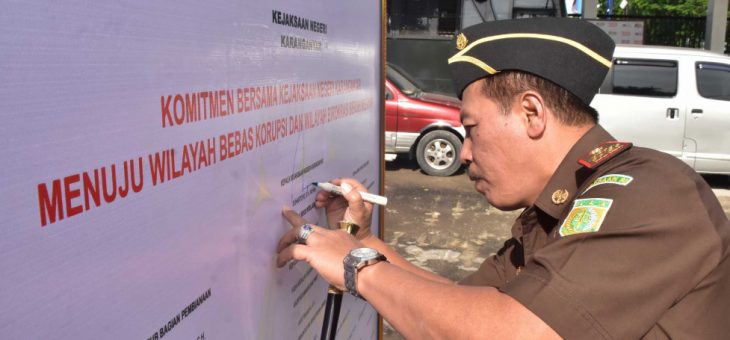 Kejaksaan Bertekad Wujudkan Wilayah Bebas Korupsi dan Birokrasi Bersih Melayani
