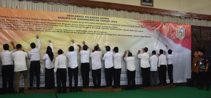 Pembinaan Cakades  Bupati : Ciptakan Kompetisi Sehat dengan Adu Program dalam Pilkades