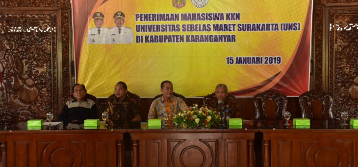 130 Mahasiswa KKN UNS Diterjunkan Ke 13 Desa dan Kelurahan di Karanganyar