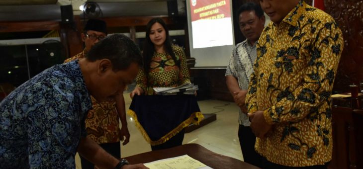 Penandatanganan Fakta Integritas Dan Penyerahaan DPA SKPD