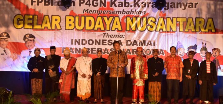 Gelar Budaya Nusantara “Indonesia Damai Dan Bebas Narkoba”