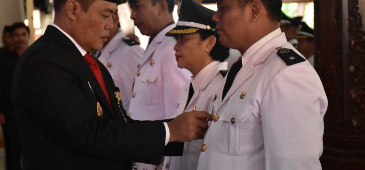 Pelantikan Kades Terpilih di Kabupaten Karanganyar