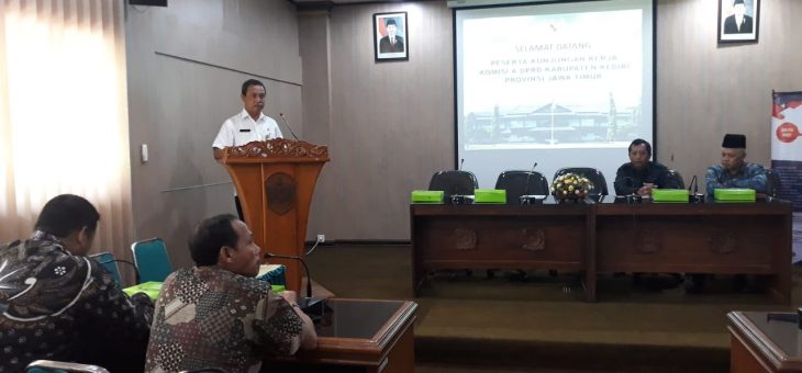 Rombongan Komisi A DPRD Kabupaten Kediri Membahas Sistem Informasi Pemerintahan