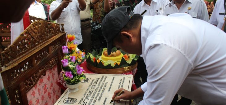 Masyarakat Tersenyum Puas, Jalan Antar Desa Terhubung
