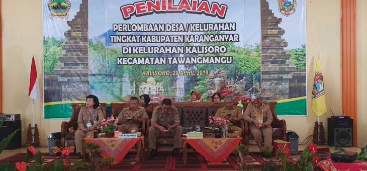 Lomba Desa Tingkat Kabupaten Karanganyar digelar Di Desa Kalisoro, Tawangmangu