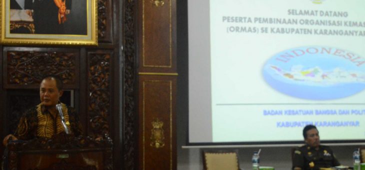 Bupati Karanganyar, Persilahkan Ormas dan LSM Kritisi Kebijakan Bukan Pribadi