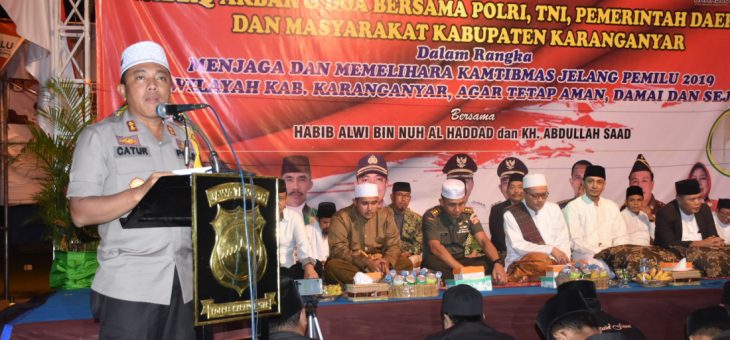 Jelang Coblosan, Forkominda Gelar Tabliq Dan Doa Bersama