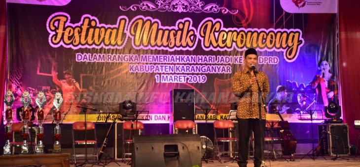 Festival Musik Keroncong Dalam Rangkaian Hari Jadi Ke-68 DPRD Karanganyar