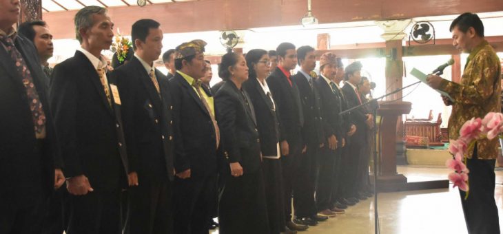 Pelantikan Pengurus Parisada Hindu Dharma Indonesia (PHDI) Kab. Karanganyar masa bakti 2019-2024