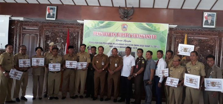 Penyerahan Dana Desa Tahap I
