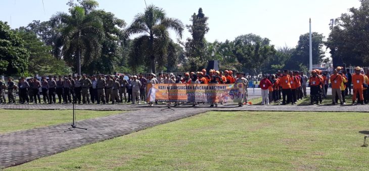 Simulasi Bencana Gempa Bumi Dan Kebakaran Di Kantor Setda Kabupaten Karanganyar