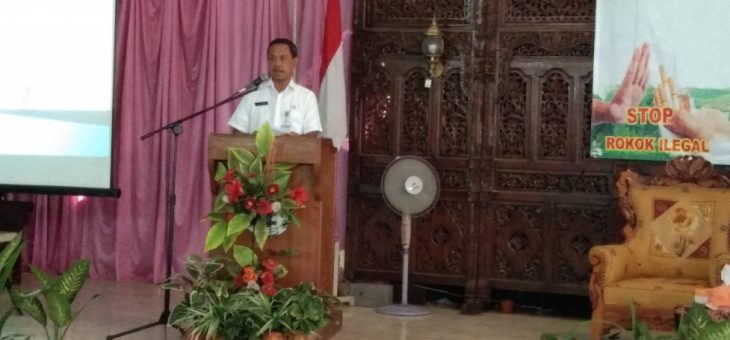 Sosialisasi Pengguna Cukai Rokok DBHCHT