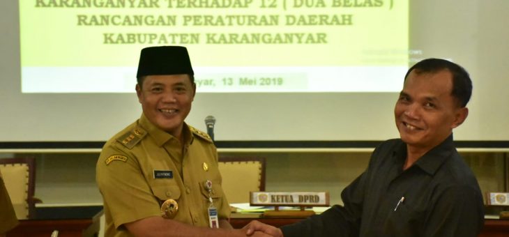 Penjelasan Mengenai 12 Raperda Kepada Para Wakil Rakyat Di DPRD