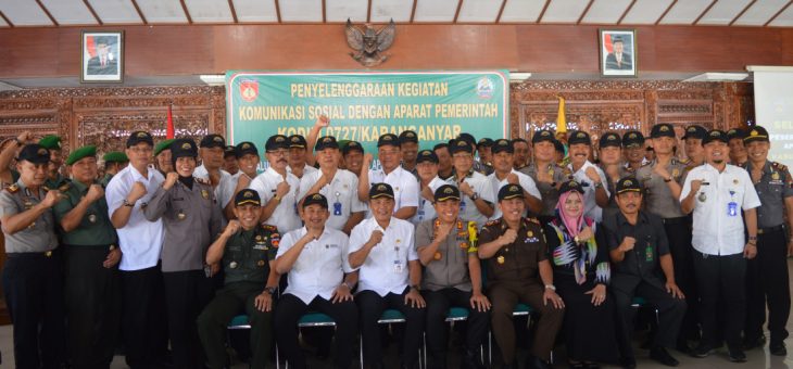 PENYELENGGARAAN KOMUNIKASI SOSIAL DENGAN APARAT PEMERINTAH KODIM 0727/KARANGANYAR