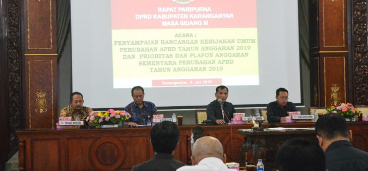 NOTA PENJELASAN BUPATI KARANGANYAR TERHADAP RANCANGAN KUPA SERTA PPASP