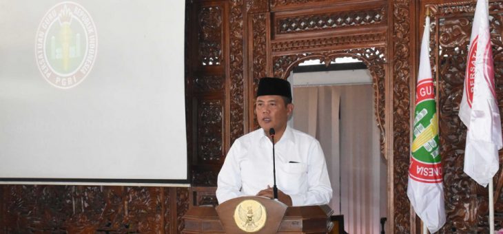 Musyawarah Pembangunan Graha PGRI, Bupati Minta Kedepankan Gotong Royong