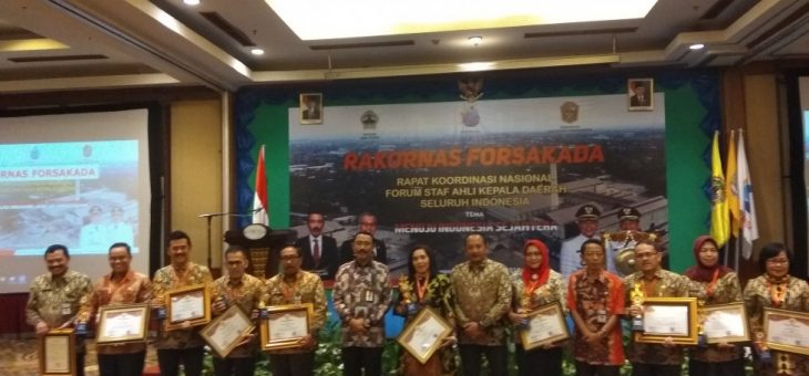 Rakornas Forsakada Staff Ahli Di Tuntut Mampu Memberikan Ide Gagasan Untuk Kemajuan Daerah dan Bangsa