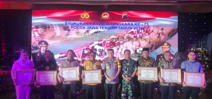 Hut Bayangkara ke 73, Bupati Terima Kado Istimewa Dari Polda Jawa Tengah