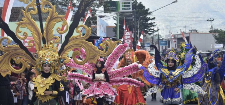 Karnaval Pembangunan RI Ke-74 Di Kecamatan