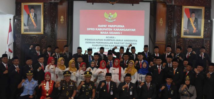 DPRD Karanganyar Diminta ‘Gasss Poll’ Oleh Gubernur Jateng