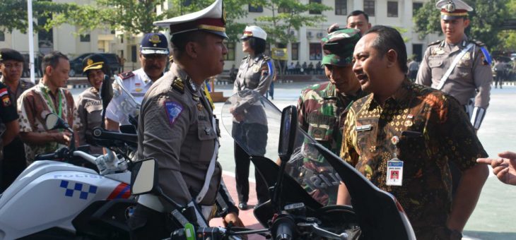 Polres Karanganyar Gelar Apel Persiapan Operasi Patuh Candi 2019