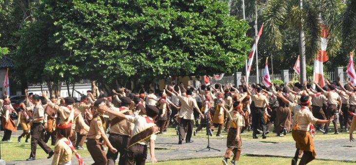 Pemkab Karanganyar Gelar Upacara Peringatan Pramuka Ke-58