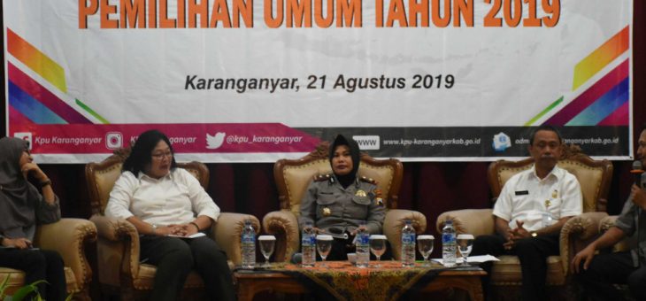 Rapat Evaluasi Pemilu Tahun 2019 Kabupaten Karanganyar