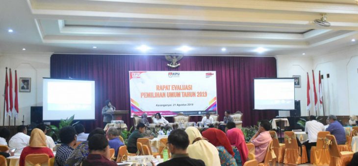 Rapat Evaluasi Penyelenggaraan Pemilu Tahun 2019