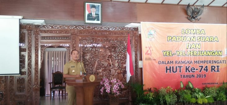 Gelorakan rasa cinta tanah air melalui paduan suara dan yel-yel perjuangan