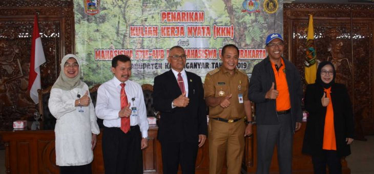 248 Mahasiswa KKN STIE AUB Surakarta dan 135 Mahasiswa KKN UTP Surakarta Resmi Ditarik
