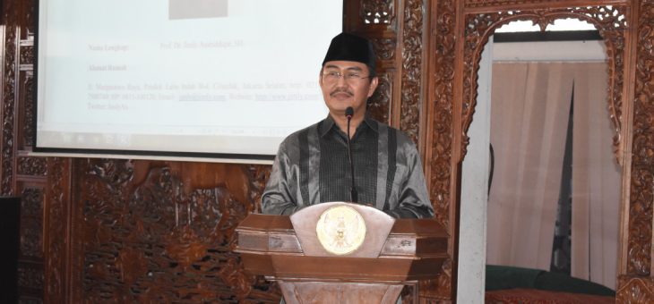 Seminar Peningkatan Ideologi Pancasila Dan Wawasan Kebangsaan Bersama Prof. Dr. Jimly Assidiqie, SH
