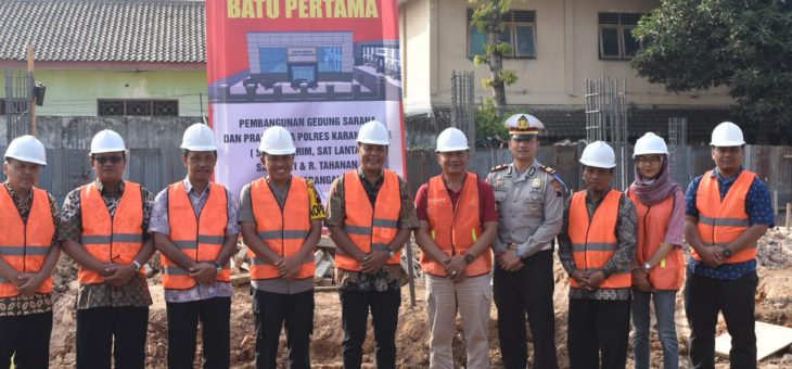 Peletakan Batu Pertama Pembangunan Gedung Polres Karanganyar