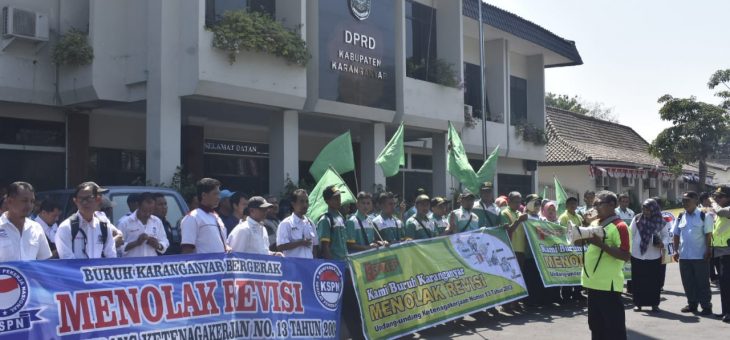 Serikat Buruh di Karanganyar ’Sowan’  kepada Wakil Rakyat