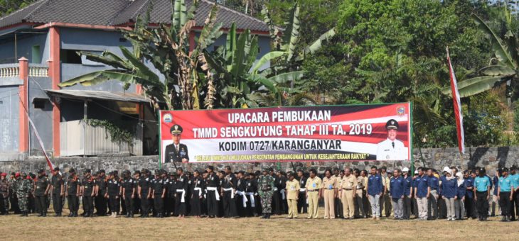 TMMD Sengkuyung Tahap III Di Desa Salam Karangpandan Kabupaten Karanganyar
