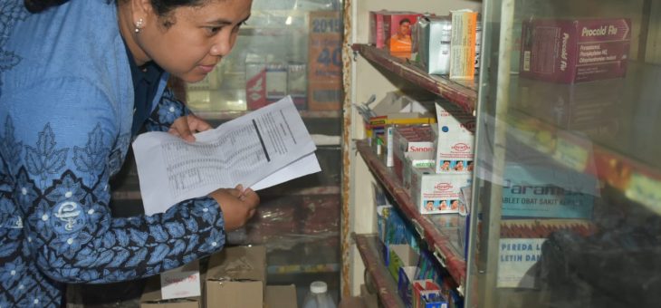 Dinkes Sidak Obat-obatan Ilegal dan Makanan Tak Layak Konsumsi