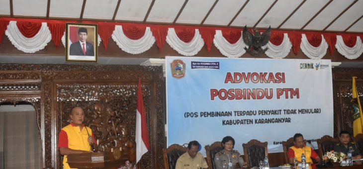 Advokasi Posbindu PTM, Pembagian Alat Deteksi Dini Penyakit Tidak Menular Ke 140 Desa Di Kabupaten Karanganyar