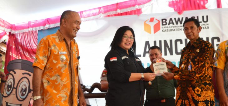 Peluncuran Desa Anti Politik Uang Di Desa Gentungan Kecamatan Mojogedang