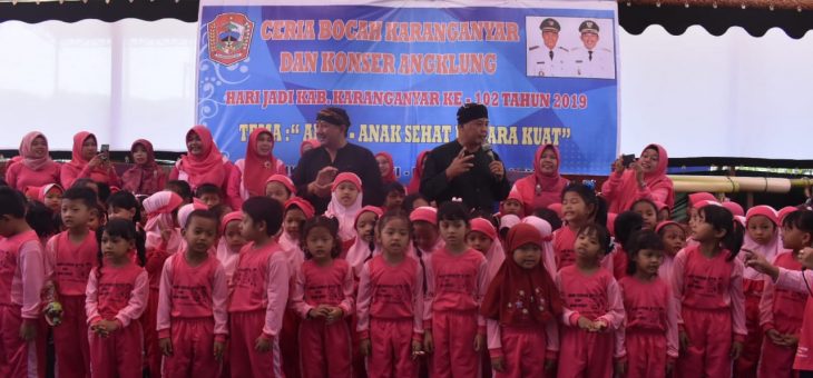 Ceria Bocah Karanganyar dan Konser Angklung