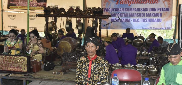 Tasyukuran Gapoktan Marsudi Makmur Desa Gaum, Kecamatan Tasikmadu