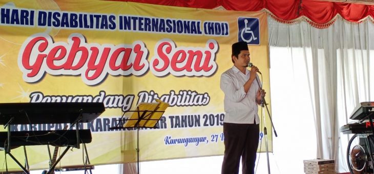 Gebyar Seni Penyandang Disabilitas Menyambut Hari Disabilitas Internasional (HDI)