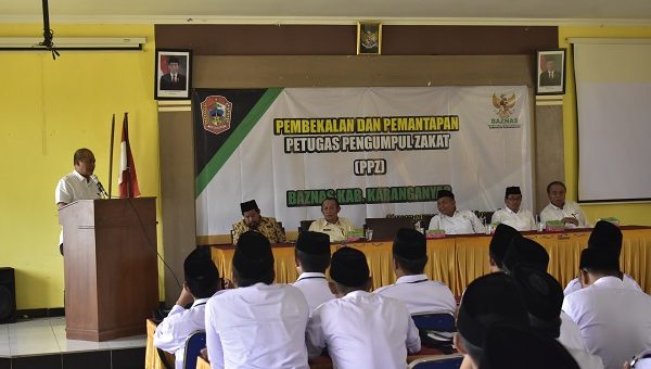 Bupati Karanganyar, Beri Arahan Bagi Petugas Pengumpul Zakat di BLK Karangpandan
